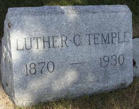 TEMPLE, LUTHER C. - Cass County, Iowa | LUTHER C. TEMPLE 