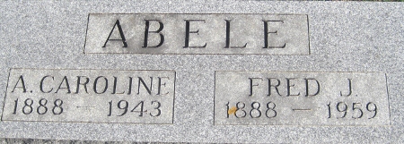 ABELE, FRED J. - Cedar County, Iowa | FRED J. ABELE 