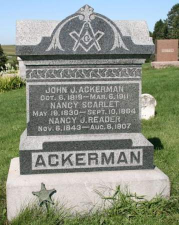 ACKERMAN, JOHN J. - Cedar County, Iowa | JOHN J. ACKERMAN 
