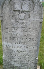 AGE, MARY AMANDA - Cedar County, Iowa | MARY AMANDA AGE 