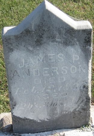 ANDERSON, JAMES P. - Cedar County, Iowa | JAMES P. ANDERSON 