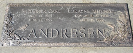 ANDRESEN, LORAYNE MITCHELL - Cedar County, Iowa | LORAYNE MITCHELL ANDRESEN 