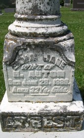 AUTON, EMMA JANE - Cedar County, Iowa | EMMA JANE AUTON 