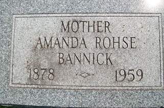 BANNICK, AMANDA - Cedar County, Iowa | AMANDA BANNICK 