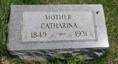 VOGT BANNICK, CATHARINA - Cedar County, Iowa | CATHARINA VOGT BANNICK 