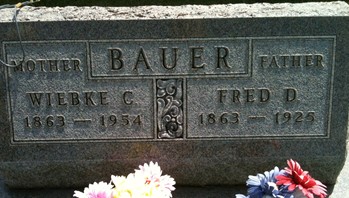 BAUER, WIEBKE C. - Cedar County, Iowa | WIEBKE C. BAUER 