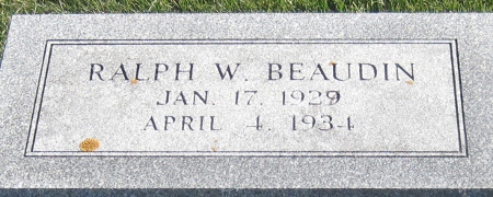 BEAUDIN, RALPH W. - Cedar County, Iowa | RALPH W. BEAUDIN 