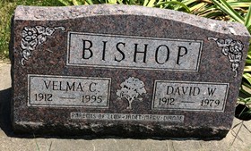 NAUMAN BISHOP, VELMA CATHERINE - Cedar County, Iowa | VELMA CATHERINE NAUMAN BISHOP 