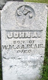 BLAIR, JOHN ANDREW - Cedar County, Iowa | JOHN ANDREW BLAIR 