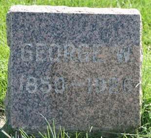 BLAZER, GEORGE W. - Cedar County, Iowa | GEORGE W. BLAZER 