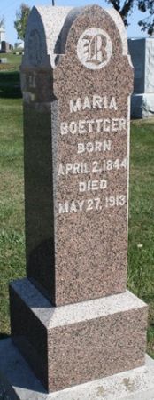 BOETTGER, MARIA - Cedar County, Iowa | MARIA BOETTGER 
