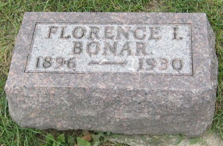 BONAR, FLORENCE I. - Cedar County, Iowa | FLORENCE I. BONAR 