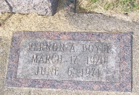 BOYER, VERNON A. - Cedar County, Iowa | VERNON A. BOYER 