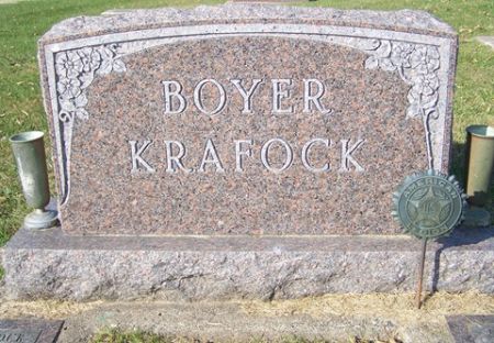 BOYER-KRAFOCK, FAMILY MONUMENT - Cedar County, Iowa | FAMILY MONUMENT BOYER-KRAFOCK 