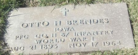 BRENDES, OTTO H. - Cedar County, Iowa | OTTO H. BRENDES 
