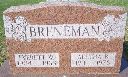 BRENEMAN, ALETHA B. - Cedar County, Iowa | ALETHA B. BRENEMAN 