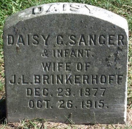 SANGER BRINKERHOFF, DAISY - Cedar County, Iowa | DAISY SANGER BRINKERHOFF 