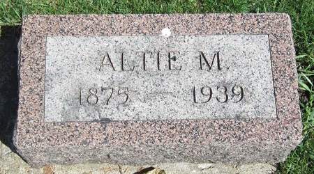 BROWN, ALTIE M. - Cedar County, Iowa | ALTIE M. BROWN 