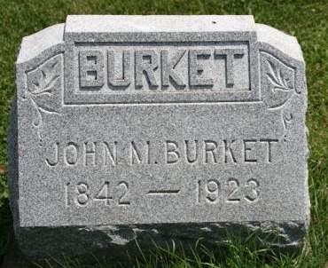 BURKET, JOHN M. - Cedar County, Iowa | JOHN M. BURKET 