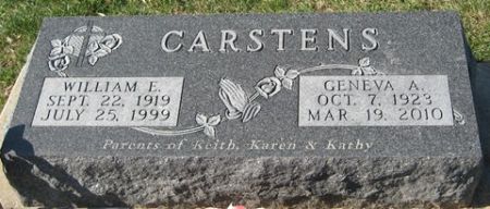 CARSTENS, WILLIAM E. - Cedar County, Iowa | WILLIAM E. CARSTENS 