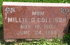 LARUE COLLISON, MILLIE O'ELLA - Cedar County, Iowa | MILLIE O'ELLA LARUE COLLISON 