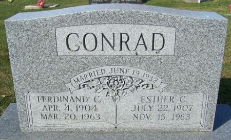 CONRAD, FERDINAND C. - Cedar County, Iowa | FERDINAND C. CONRAD 