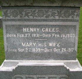 CREES, MARY - Cedar County, Iowa | MARY CREES 