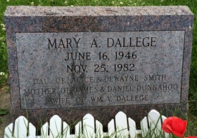 SMITH DALLEGE, MARY A. - Cedar County, Iowa | MARY A. SMITH DALLEGE 