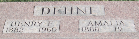 DEHNE, HENRY F. - Cedar County, Iowa | HENRY F. DEHNE 