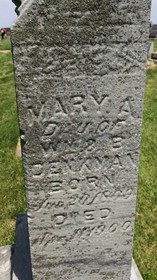 DENKMAN, MARY A. - Cedar County, Iowa | MARY A. DENKMAN 