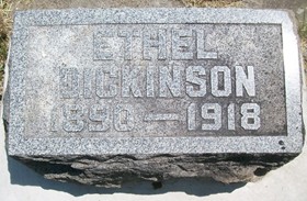 JOHNSTON DICKINSON, ETHEL - Cedar County, Iowa | ETHEL JOHNSTON DICKINSON 