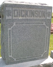 DICKINSON, FAMILY MONUMENT - Cedar County, Iowa | FAMILY MONUMENT DICKINSON 