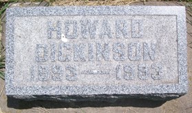 DICKINSON, HOWARD LUCIOUS - Cedar County, Iowa | HOWARD LUCIOUS DICKINSON 