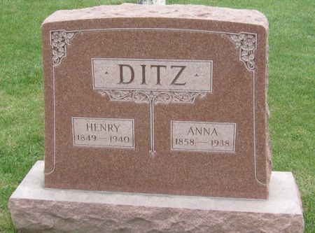 DITZ, ANNA - Cedar County, Iowa | ANNA DITZ 