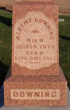 DOWNING, ALBERT - Cedar County, Iowa | ALBERT DOWNING 