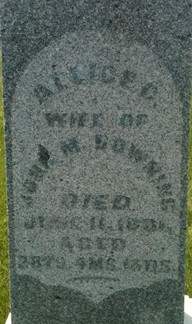 DOWNING, ALICE C. - Cedar County, Iowa | ALICE C. DOWNING 