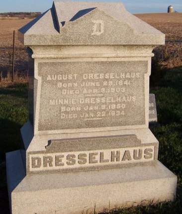 DRESSELHAUS, MINNIE - Cedar County, Iowa | MINNIE DRESSELHAUS 