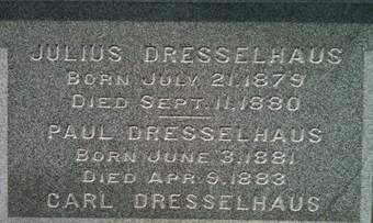 DRESSELHAUS, CARL - Cedar County, Iowa | CARL DRESSELHAUS 