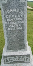 EGGERT, JOHN L. H. - Cedar County, Iowa | JOHN L. H. EGGERT 