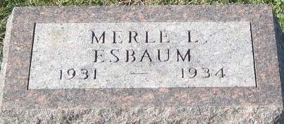 ESBAUM, MERLE L. - Cedar County, Iowa | MERLE L. ESBAUM 