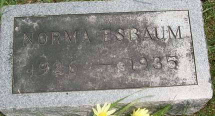 ESBAUM, NORMA - Cedar County, Iowa | NORMA ESBAUM 