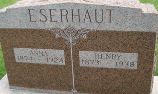 ESERHAUT, HENRY JOACHIM HEINRICH - Cedar County, Iowa | HENRY JOACHIM HEINRICH ESERHAUT 