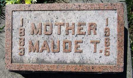 FANKHAUSER, MAUDE T. - Cedar County, Iowa | MAUDE T. FANKHAUSER 