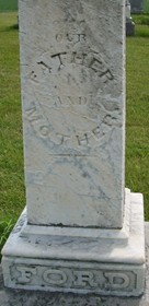 FORD, FAMILY MONUMENT - Cedar County, Iowa | FAMILY MONUMENT FORD 