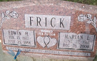 FRICK, EDWIN H. - Cedar County, Iowa | EDWIN H. FRICK 