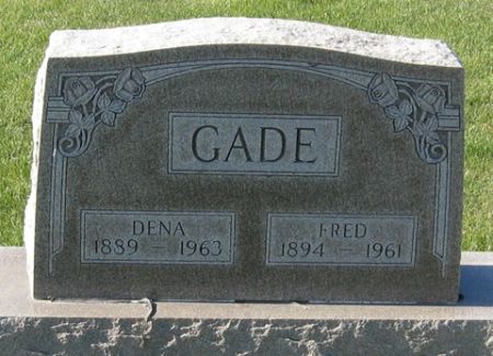 GADE, FRED - Cedar County, Iowa | FRED GADE 