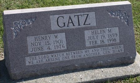 GATZ, HENRY W. - Cedar County, Iowa | HENRY W. GATZ 