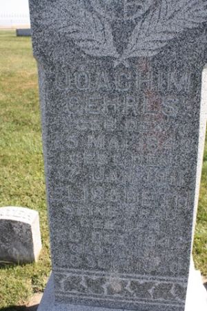 GEHRLS, JOACHIM - Cedar County, Iowa | JOACHIM GEHRLS 