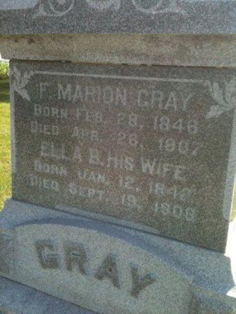 GRAY, F. MARION - Cedar County, Iowa | F. MARION GRAY 