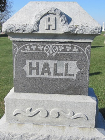 HALL, FAMILY MONUMENT - Cedar County, Iowa | FAMILY MONUMENT HALL 